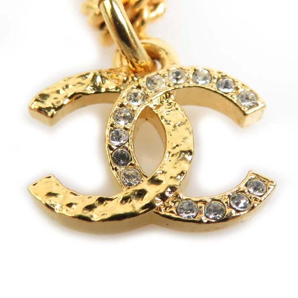 CHANEL Authentic Gold Logo Necklace - Picture 4 of 5